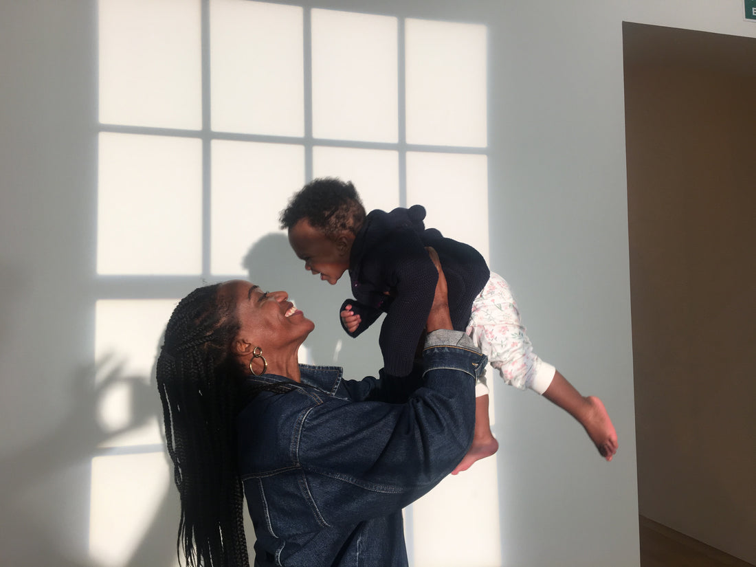 Abi and her daughter on Mother's Day