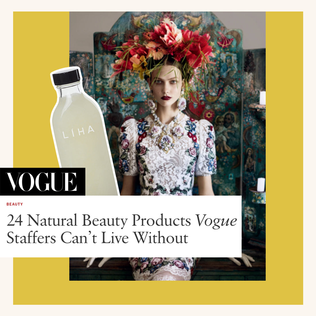 VOGUE: 24 Natural Beauty Product Vogue Staffers Can't Live Without