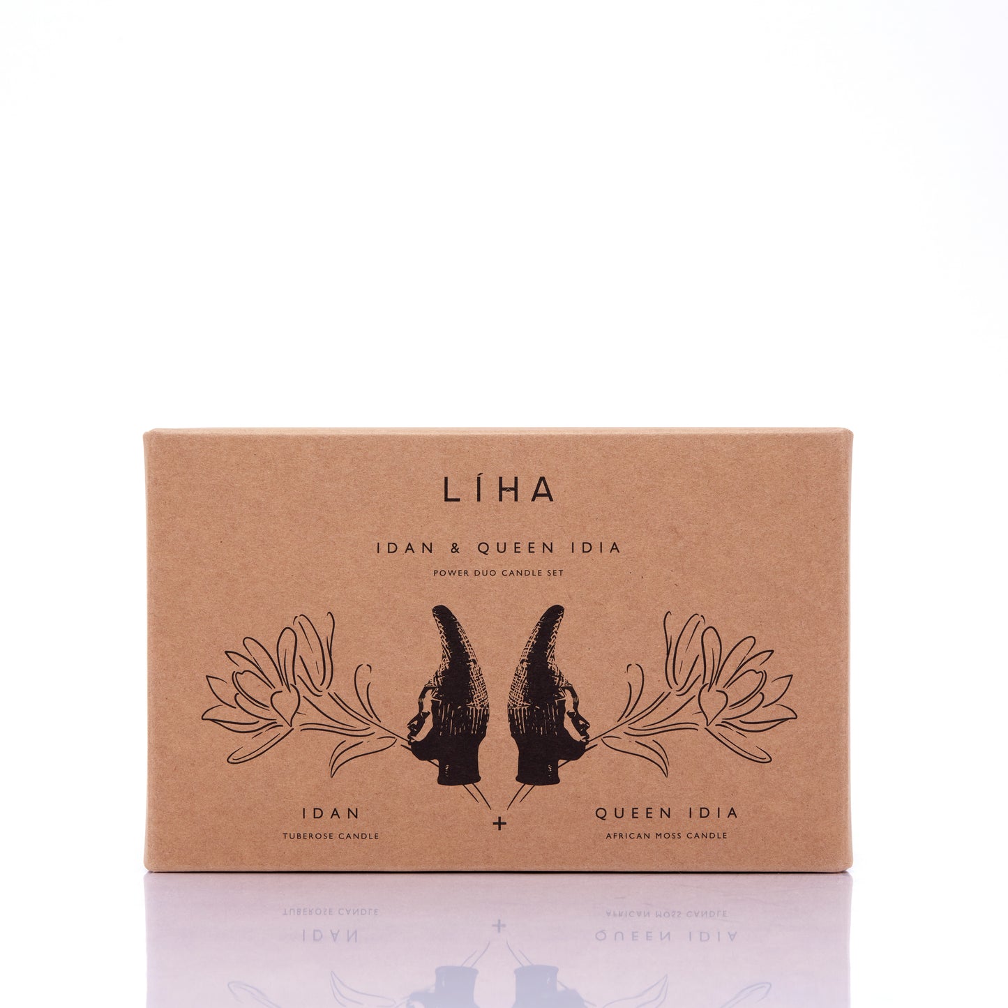 Idan Tuberose + Queen Idia Candle Gift Set - LIHA Beauty