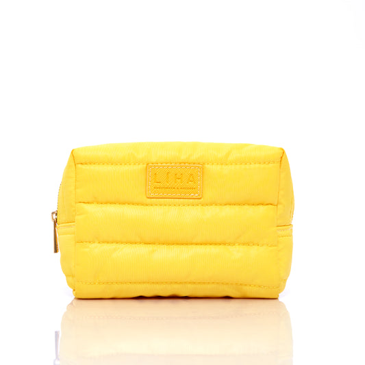 Yellow LIHA recycled PET bag - LIHA Beauty
